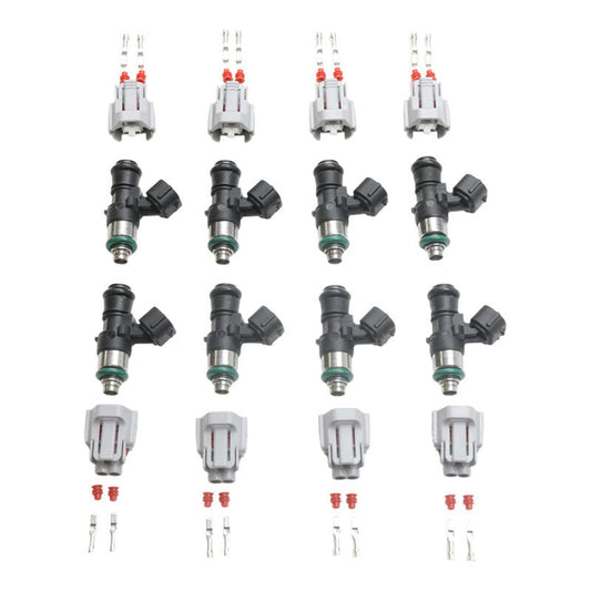 DeatschWerks Set of 8 2200cc/min For The Fitech Go EFI 8/Holley Super Sniper 1250/ Sniper Xflow 1375