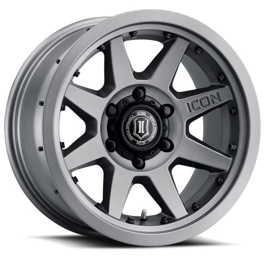 ICON Rebound Pro 17x8.5 / 5x5.5 / 0mm / 4.75in BS Titanium Wheel
