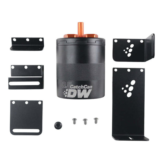 DeatschWerks 0.5 Liter Street Oil Catch Can Assembly
