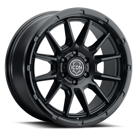 ICON Alloys Cajon 20x9 / 5x5 / -12mm / 4.5in BS Dual Black Wheel