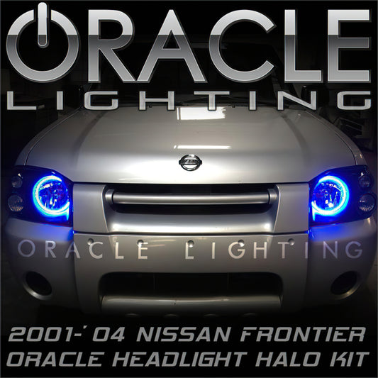 Oracle 02-04 Nissan Xterra LED Headlight Halo Kit - Red