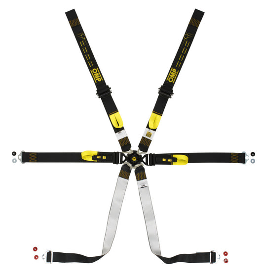OMP Safety Harness One 2in Pull Down- Black (Fia 8853-2016)