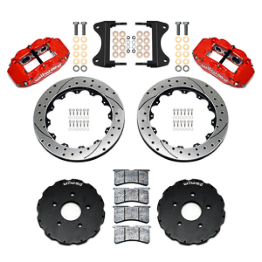Wilwood 14-19 Chevrolet Corvette C7 Forged Narrow Superlite 6R Front BBK - 13.06 Rotor SRP - Red