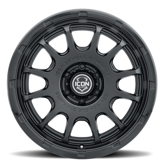 ICON Alloys Rancho 20x9 / 6x5.5 / 0mm / 5in BS DBL Black Wheel