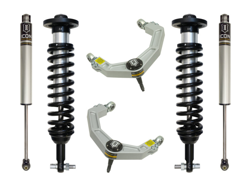 ICON 2014 Ford F150 2WD 0-2.63in Stage 2 Suspension System w/ Billet Uca