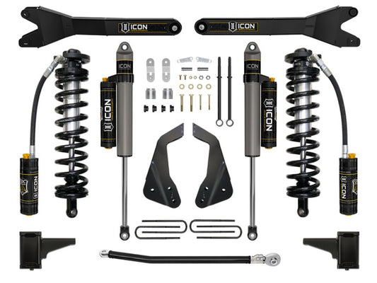 ICON 05-07 Ford F250/F350 4-5.5in Stage 4 Coilover Conversion System w/ Radius Arm