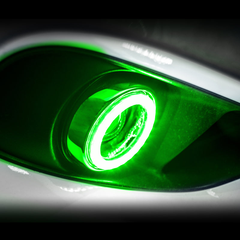Oracle 04-09 Nissan Armada Surface Mount LED Fog Light Halo Kit - Green