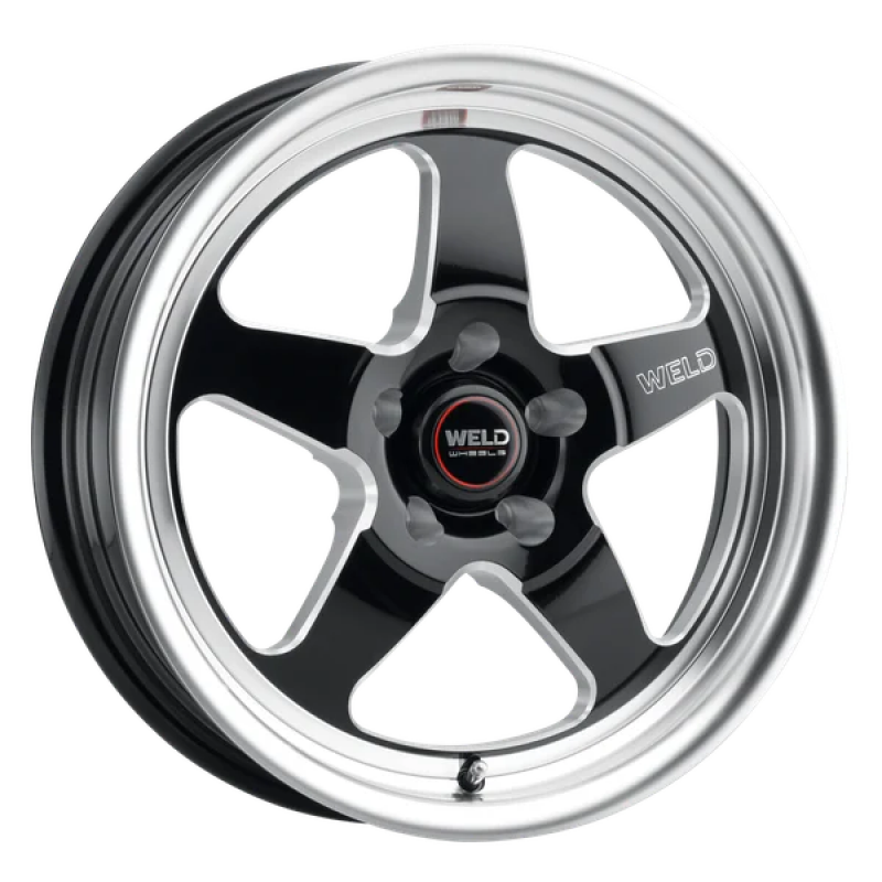 Weld S155 20x5 Ventura Drag 5x114.3 ET-38 BS1.5 Gloss BLK MIL DIA 78.1