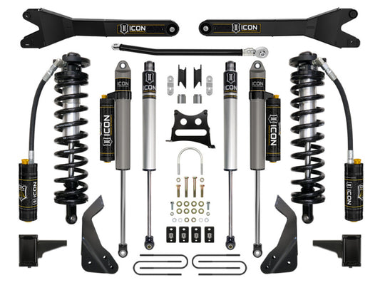 ICON 08-10 Ford F250/F350 4-5.5in Stage 5 Coilover Conversion System w/ Radius Arm