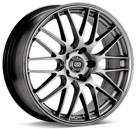 Enkei EKM3 18x8 5x110 40mm offset 72.6 Bolt Dia Hyper Silver Wheel