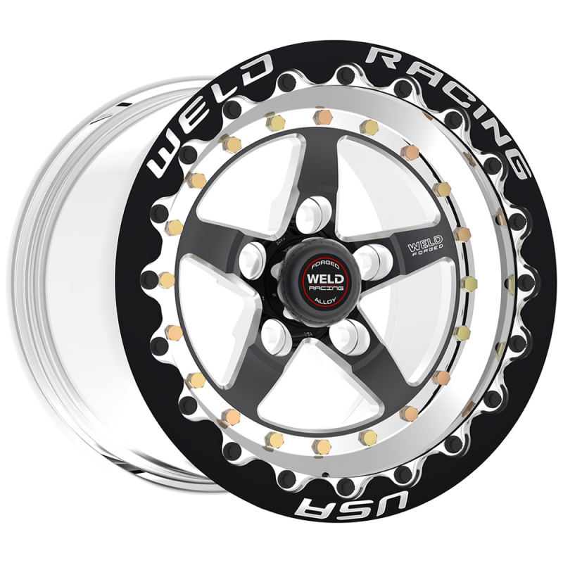 Weld Weldstar 17x10 / 5x120 BP / 7.2in. BS Black Wheel SBL - High Pad
