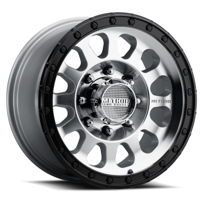 Method MR315 17x9 -12mm Offset 8x6.5 130.81mm CB Machined Wheel - Gloss Black Lip