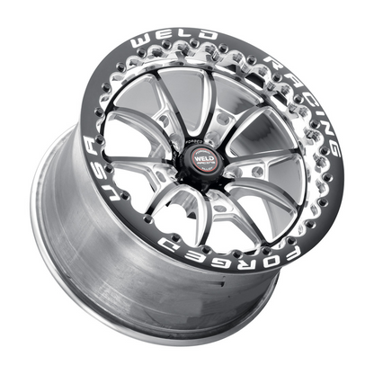 Weld RT-S S80 17x11 / 5x115mm BP / 5.8in BS Medium Pad Black Wheel - Single Beadlock MT