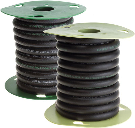 Gates 3/8in x 25 feet (Reel) 225 PSI Barricade Fuel Injection Hose w/ GreenShield Technology