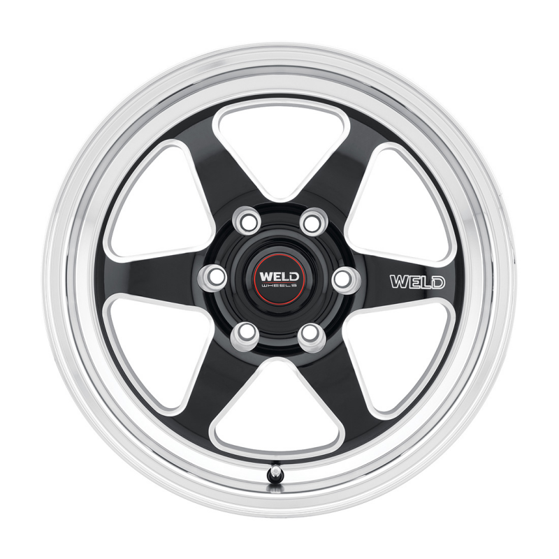 Weld S106 20x9.5 Ventura 6 6x139.7 ET06 BS5.50 Gloss BLK MIL DIA 106.1