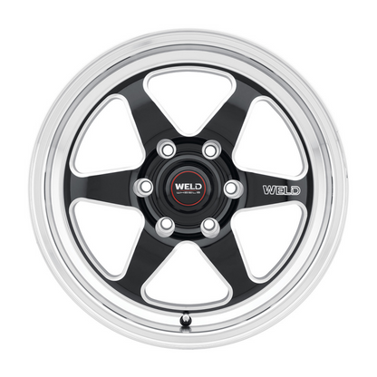 Weld S106 20x9.5 Ventura 6 6x139.7 ET06 BS5.50 Gloss BLK MIL DIA 106.1