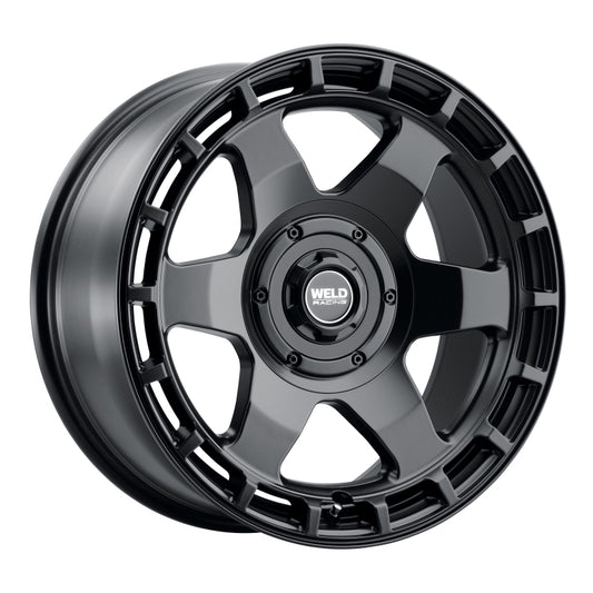 Weld Off-Road Ridge 20x9 - 8x180 BP - ET0 - 124.3mm CB - Satin Black Wheel