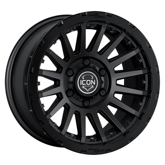 ICON Alloys Recon Pro Satin Black - 18 X 9 - 8 X 6.5- 12MM 5.5in BS