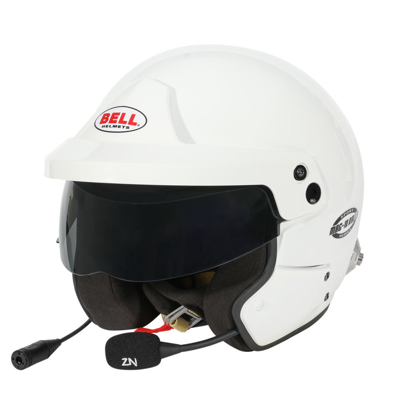 Bell Helmet Mag-10 Rally Sport White (Hans) Lrg(60-61) Fia8859-2024