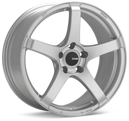 Enkei Kojin 18x9.5 35mm Offset 5x120 Bolt Pattern 72.6mm Bore Dia Matte Silver Wheel *MOQ 40