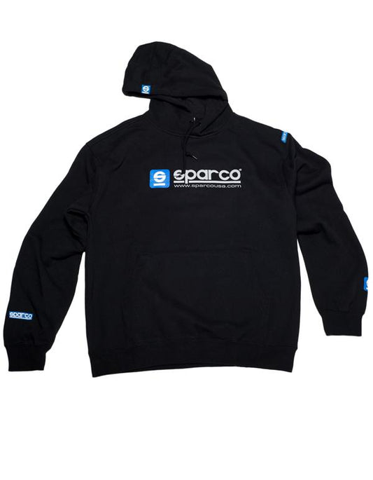 Sparco Sweatshirt Hooded charcoal Grey Lrg