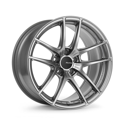 Enkei NVR5 18x10in / 5x114.3 BP / ET45 / 75mm Bore - Dark Hyper Silver Wheel