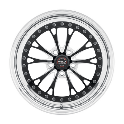 Weld Vitesse RT 17x5 / 5x114.3 BP 2.2 BS Black Wheel High Pad