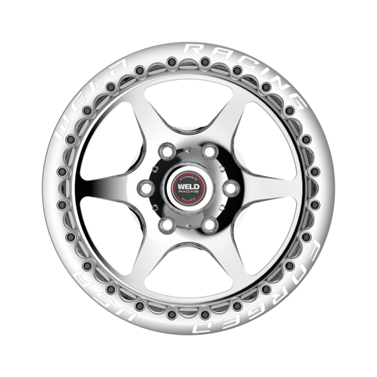Weld S79HD 17x10 / 6x135 BP / 7.2in BS / 43mm / Street RT-S Series (ID Low Pad) SBL - Polished Wheel