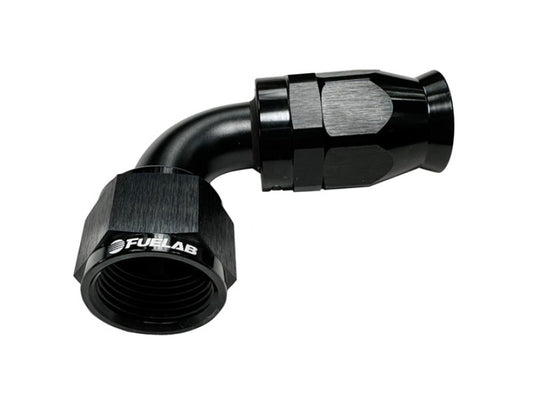 Fuelab PTFE Swivel Hose End Fitting - 90 Degree - 12AN