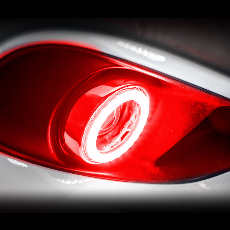Oracle 05-10 Chrysler 300 Base Surface Mount LED Fog Light Halo Kit - Red