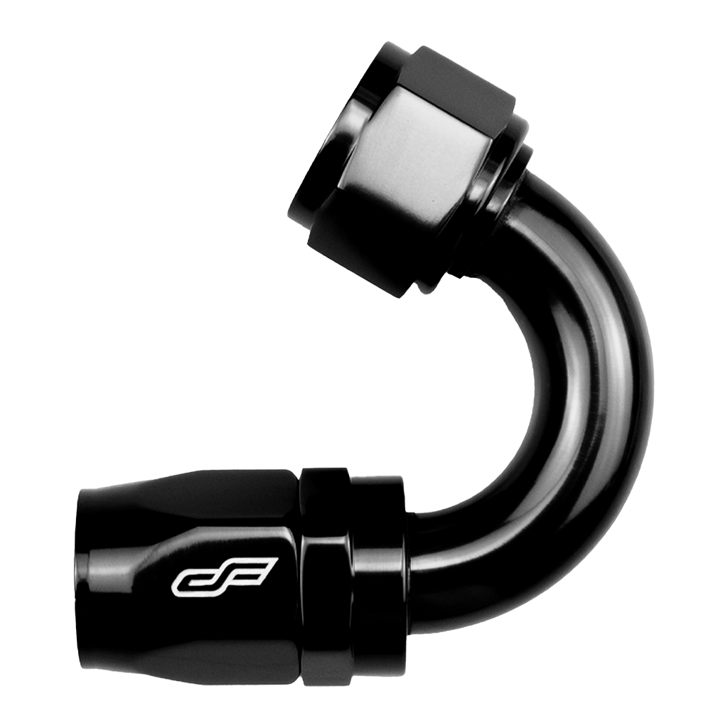 Black 150 Degree Female Hose End
