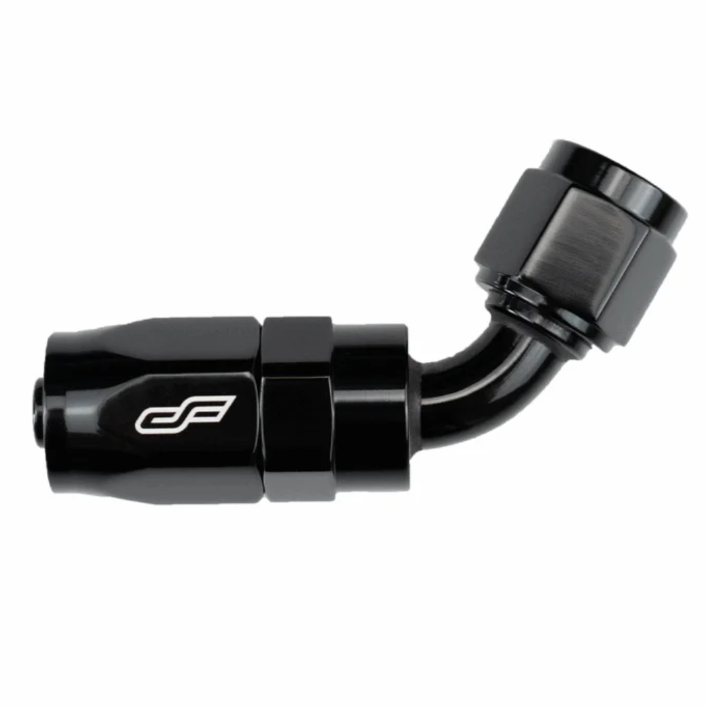 Black 60 Degree Female Hose End