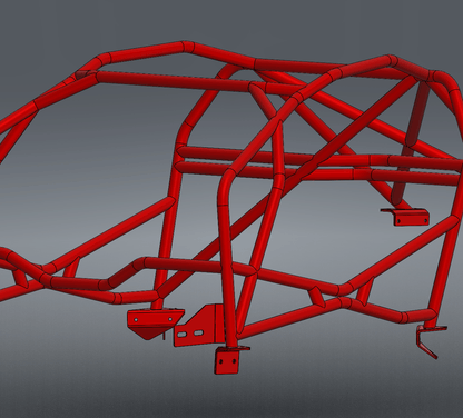 C6 Corvette FD Spec Roll Cage Kit — view 2