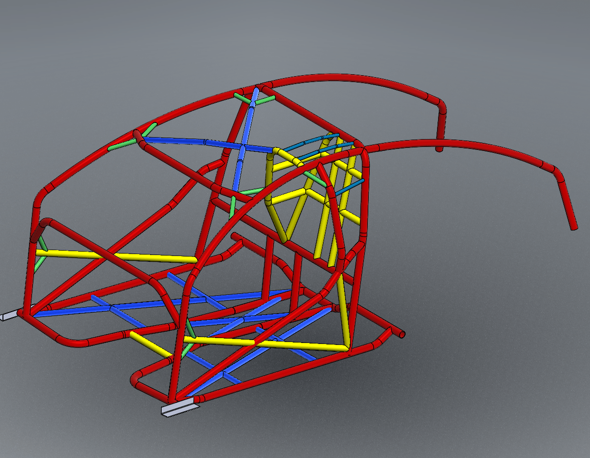 Pontiac GTO SFI 25.3 Tube Chassis Roll Cage Kit