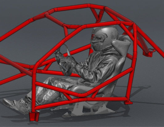 CRX Road Race Spec Roll Cage Kit — view 2