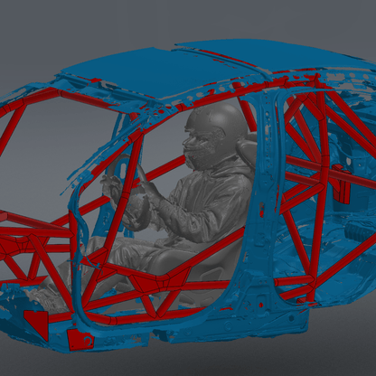 EVO X Rally Spec Chromoly Roll Cage Kit
