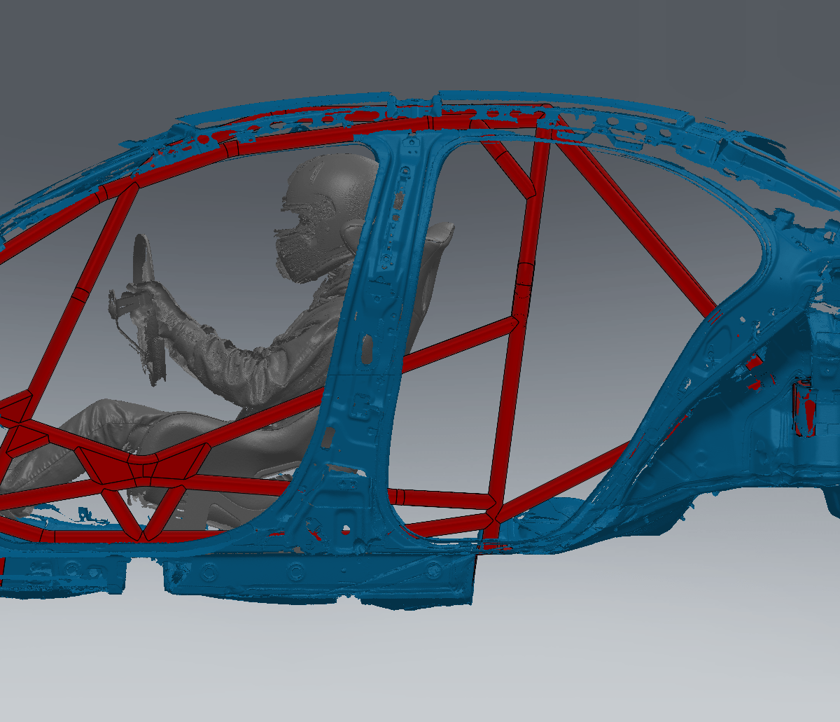 EVO X Rally Spec Chromoly Roll Cage Kit — view 2