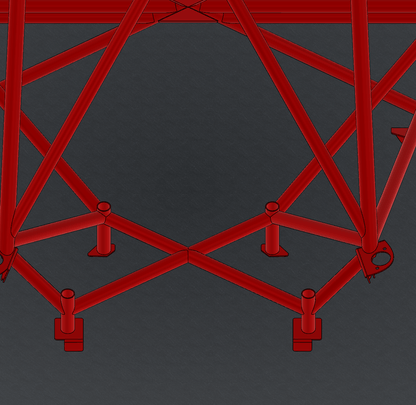 E46 Coupe Rally Spec Roll Cage Kit — view 2