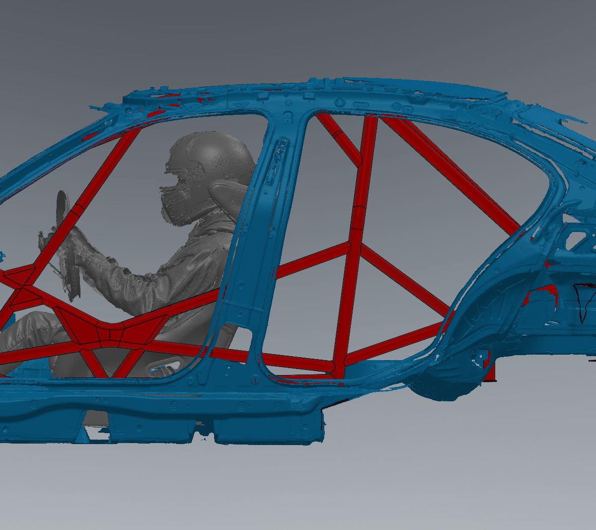 E46 Sedan Rally Spec Roll Cage Kit — view 2