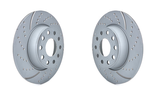 Brake Rotor Kit Turbo Rear Volkswagen Golf