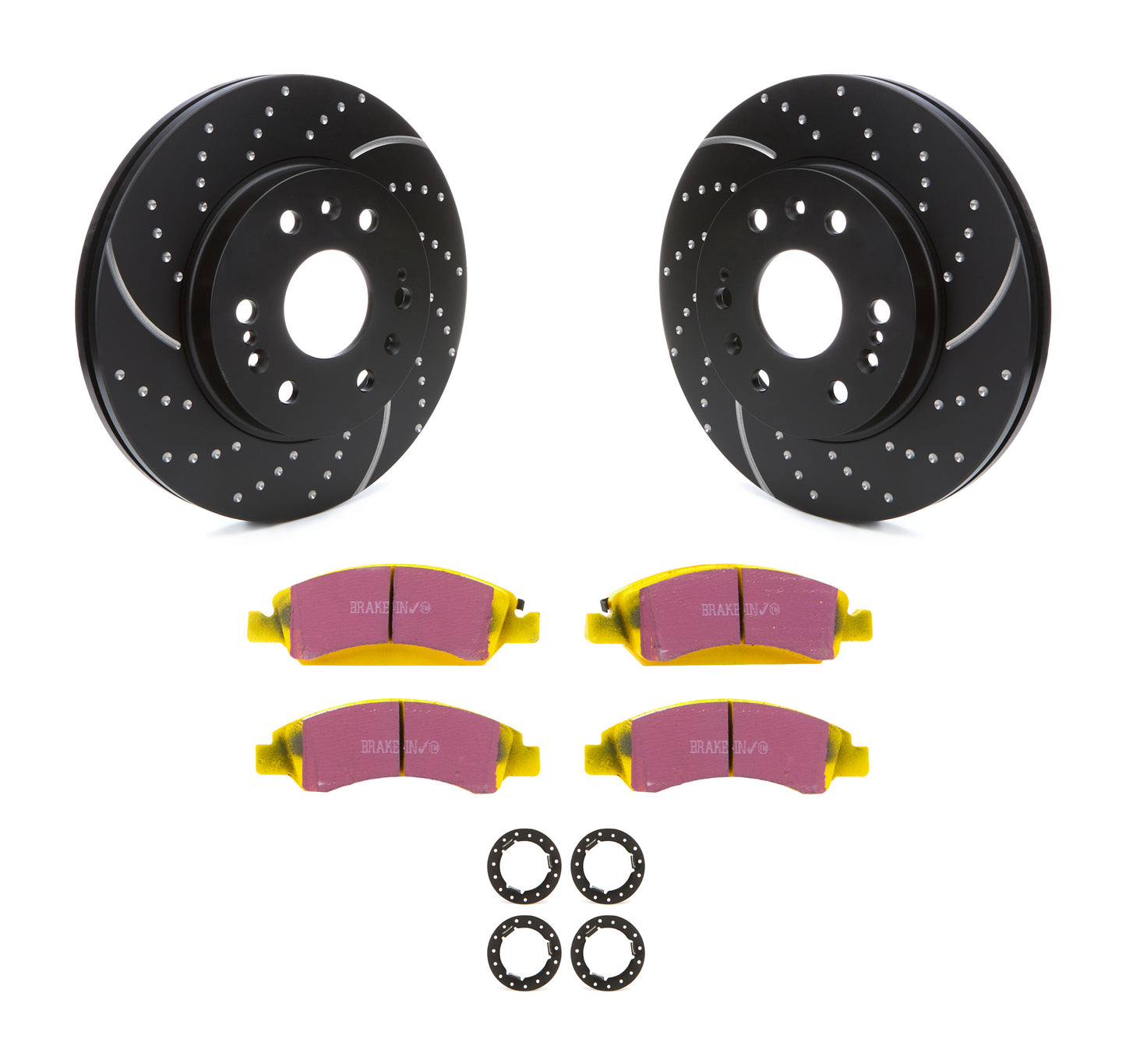 Brake Rotor & Pad Kit Yellowstuff GM Truck/SUV
