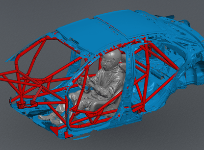 EVO X FIA Spec Roll Cage Kit