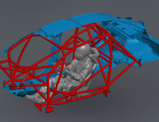EVO X FIA Spec Roll Cage Kit — view 2