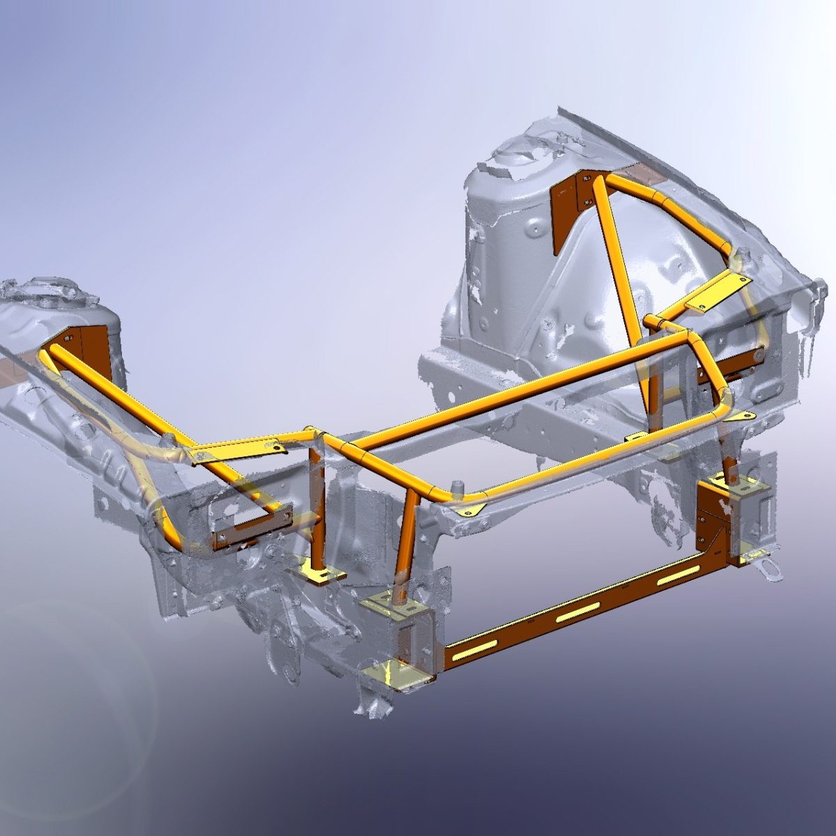 FC RX7 Tube Front and Lower Rad Support