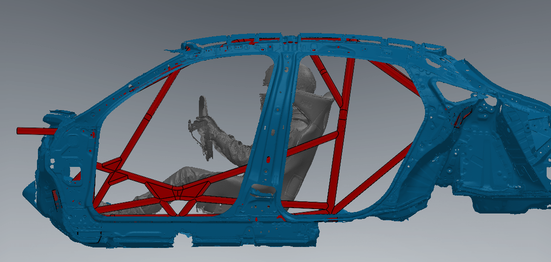 FL5 Civic Rally Spec Roll Cage Kit — view 2