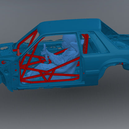 Foxbody Road Race Spec Roll Cage Kit