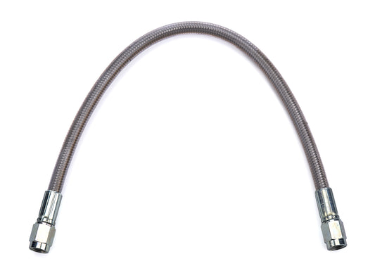 #3 PTFE 12in Hose Clear Cover 3an Female St