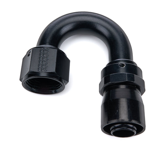 #12 180-Deg Crimp Hose Fitting