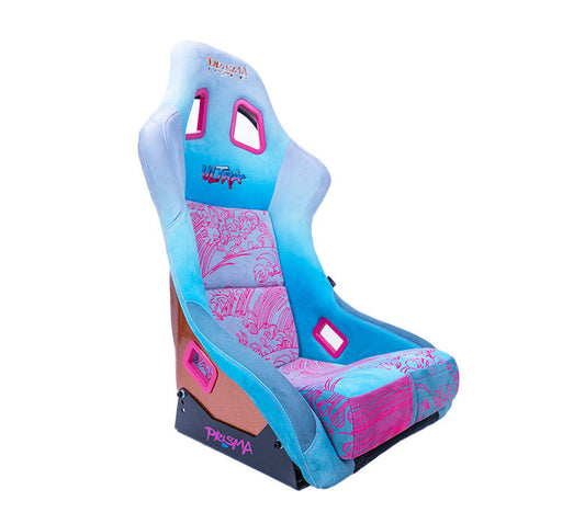 NRG FRP Bucket Seat Prisma-Ultra Wave Edition Vegan Suede - Medium