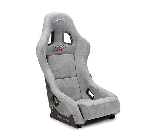 NRG FRP Bucket Seat ULTRA Edition - Medium (Grey Alcantara/Grey Pearlized Back)
